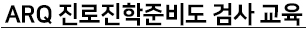 ARQ 진로진학준비도 검사 교육