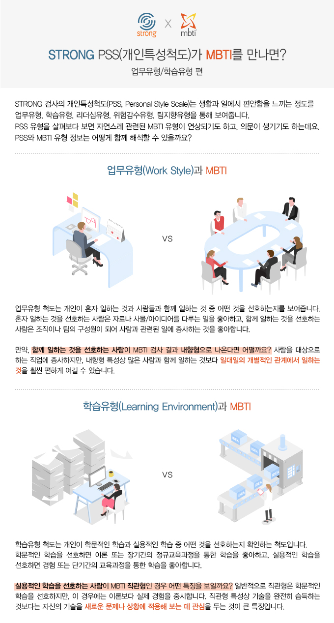 어세스타, STRONG, STRONG 진로상담 전문가 자격교육, STRONG 심화, MBTI, STRONG PSS, 개인특성척도